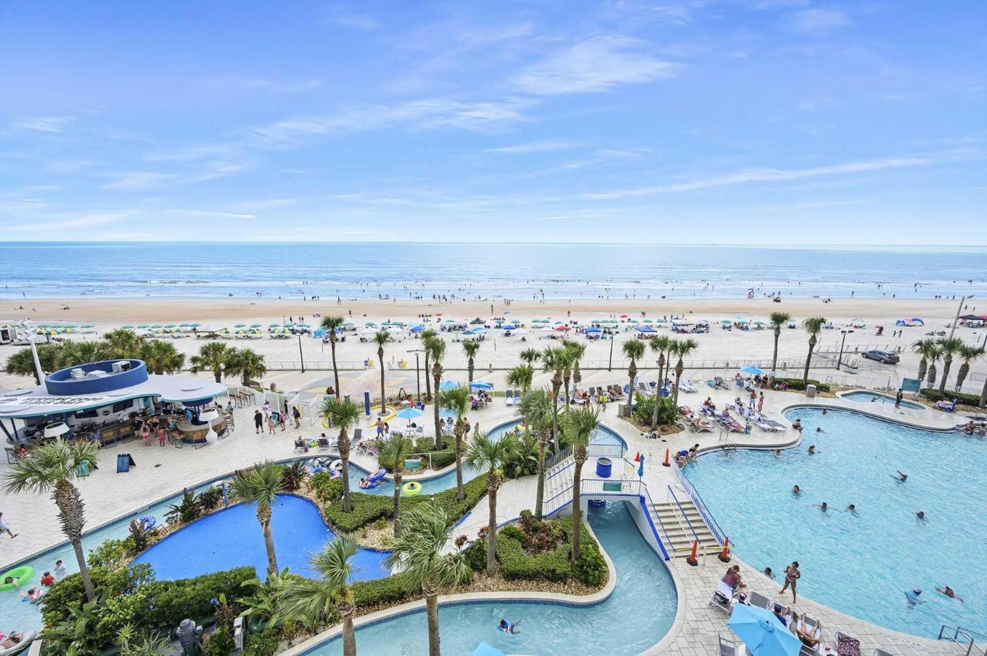 Luxury 8Th Floor 2 Bedroom Condo Direct Oceanfront Wyndham Ocean Walk Resort Daytona Beach | 801 Exterior foto