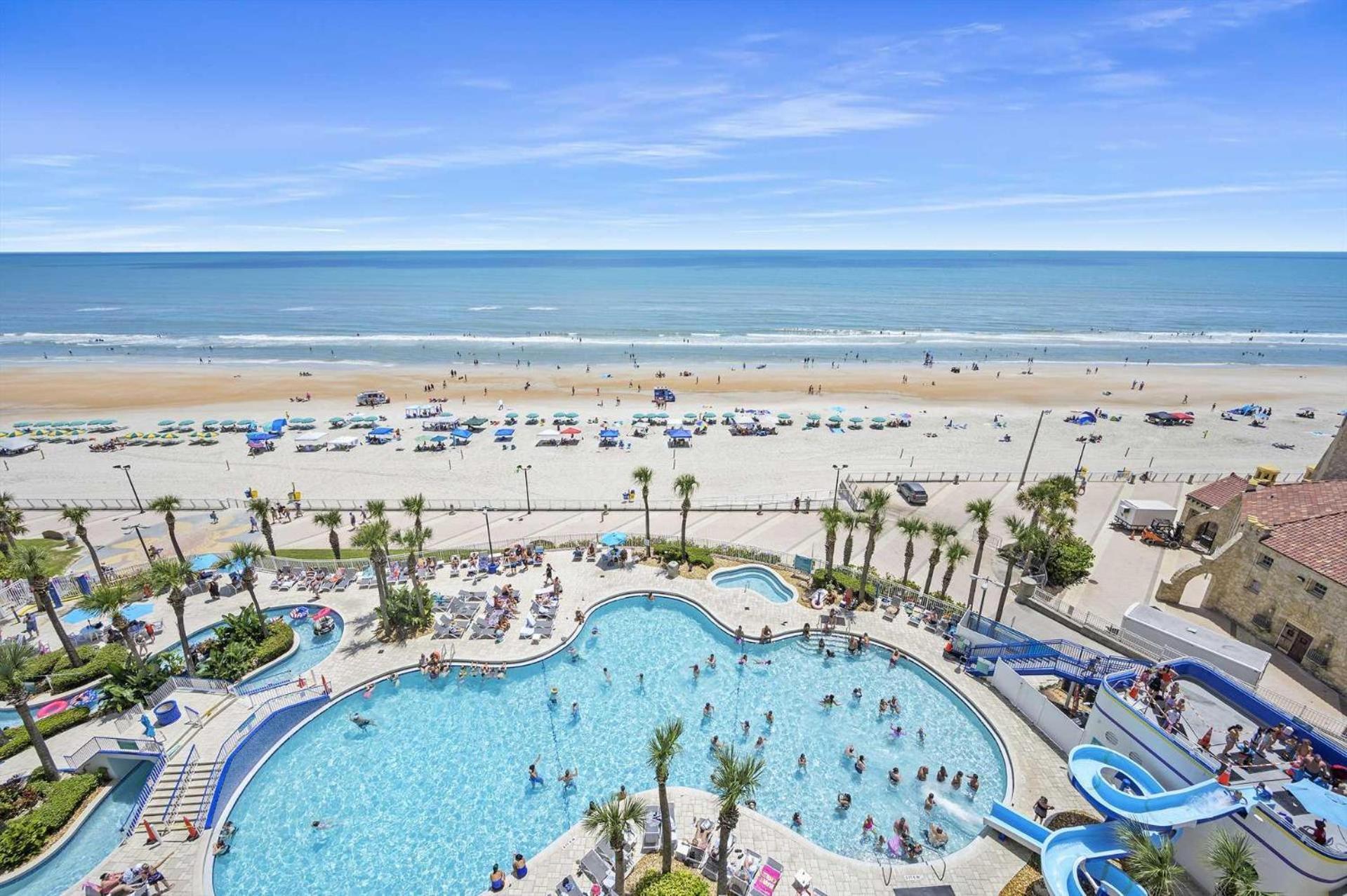 Luxury 8Th Floor 2 Bedroom Condo Direct Oceanfront Wyndham Ocean Walk Resort Daytona Beach | 801 Exterior foto