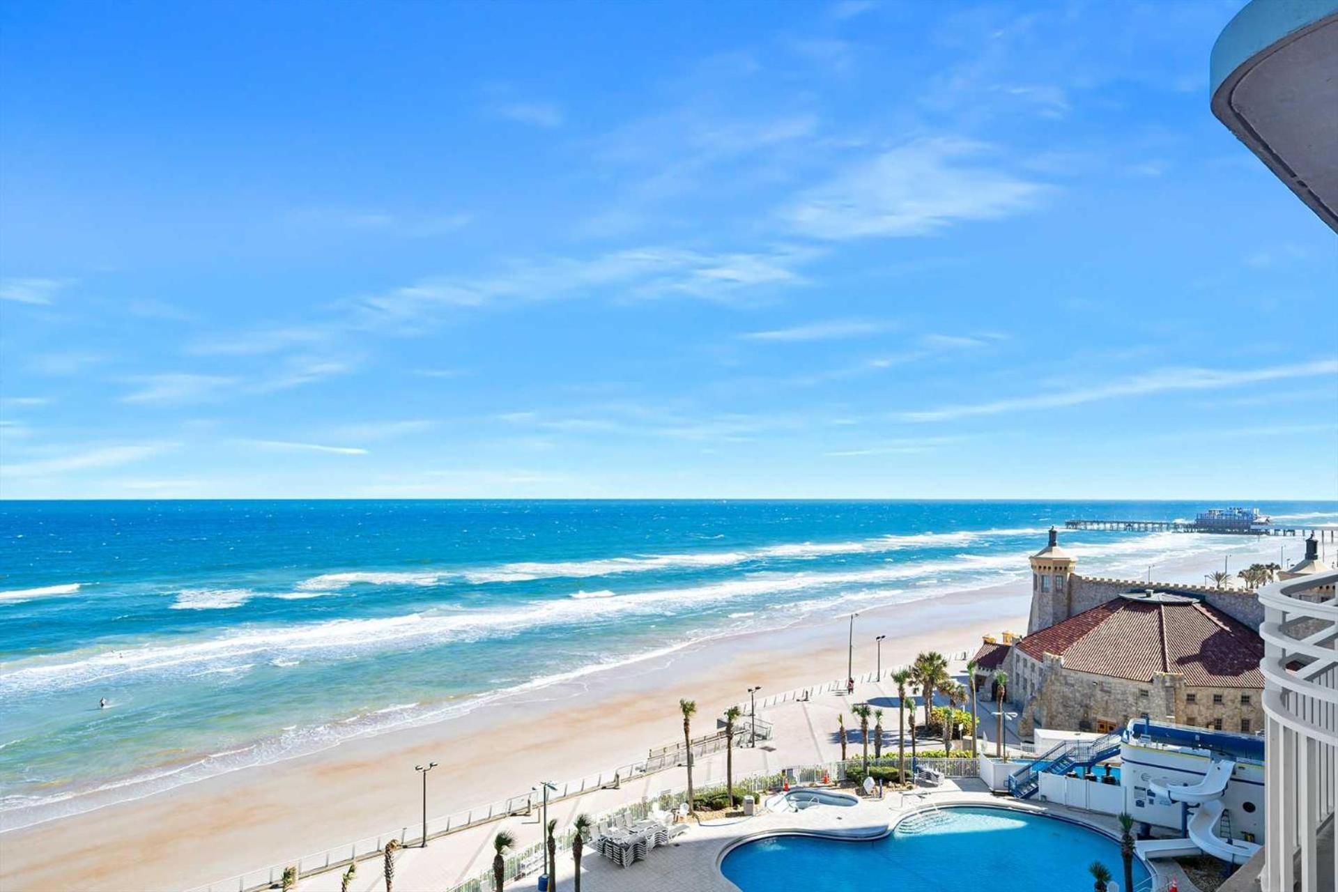 Luxury 8Th Floor 2 Bedroom Condo Direct Oceanfront Wyndham Ocean Walk Resort Daytona Beach | 801 Exterior foto